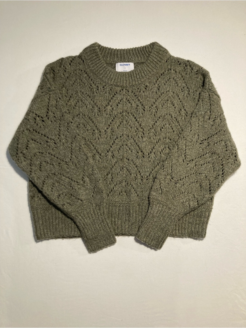 Old Navy Olive Green Knit Sweater - Women's Size Small